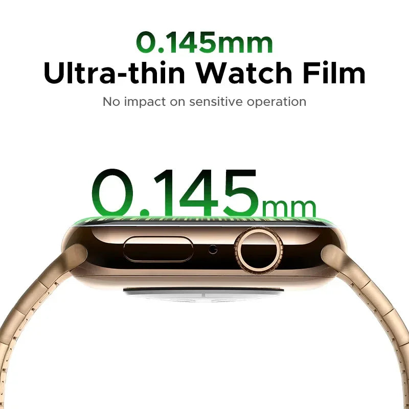 Apple Watch Screen Protector 2-Pack - Full Coverage HD Clear Film Tidesmit
