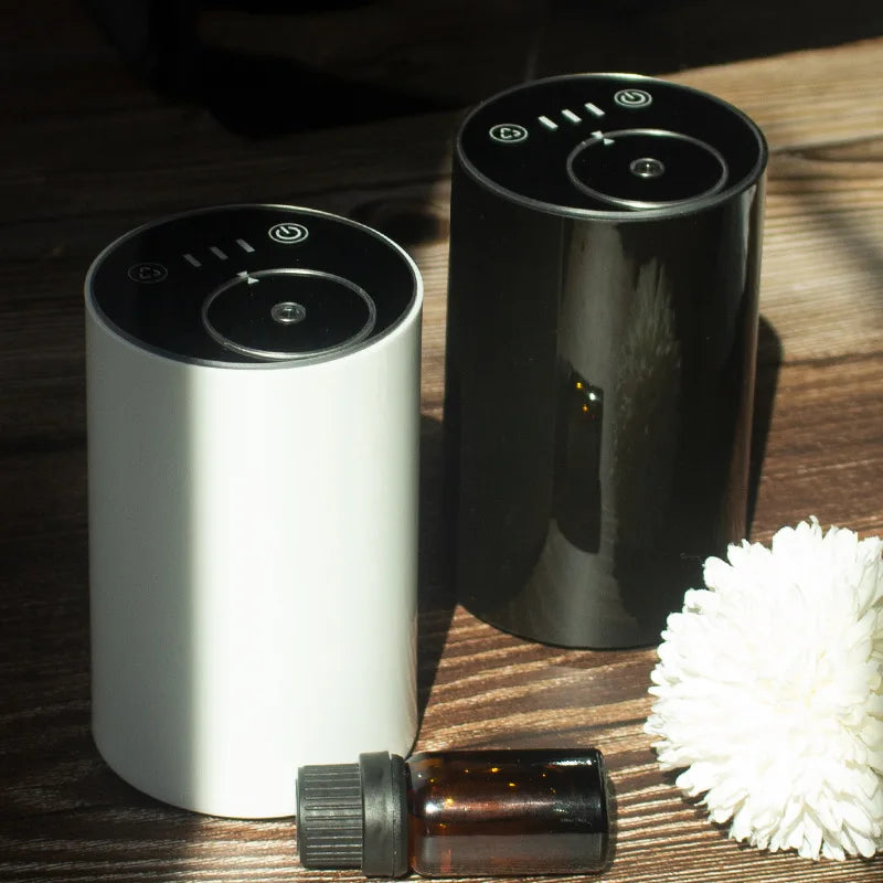 Waterless Aroma Diffusers For Essential Oils Diffuser Portable Smart Car Scent Machine Electric Smell for Home Room Fragrance
