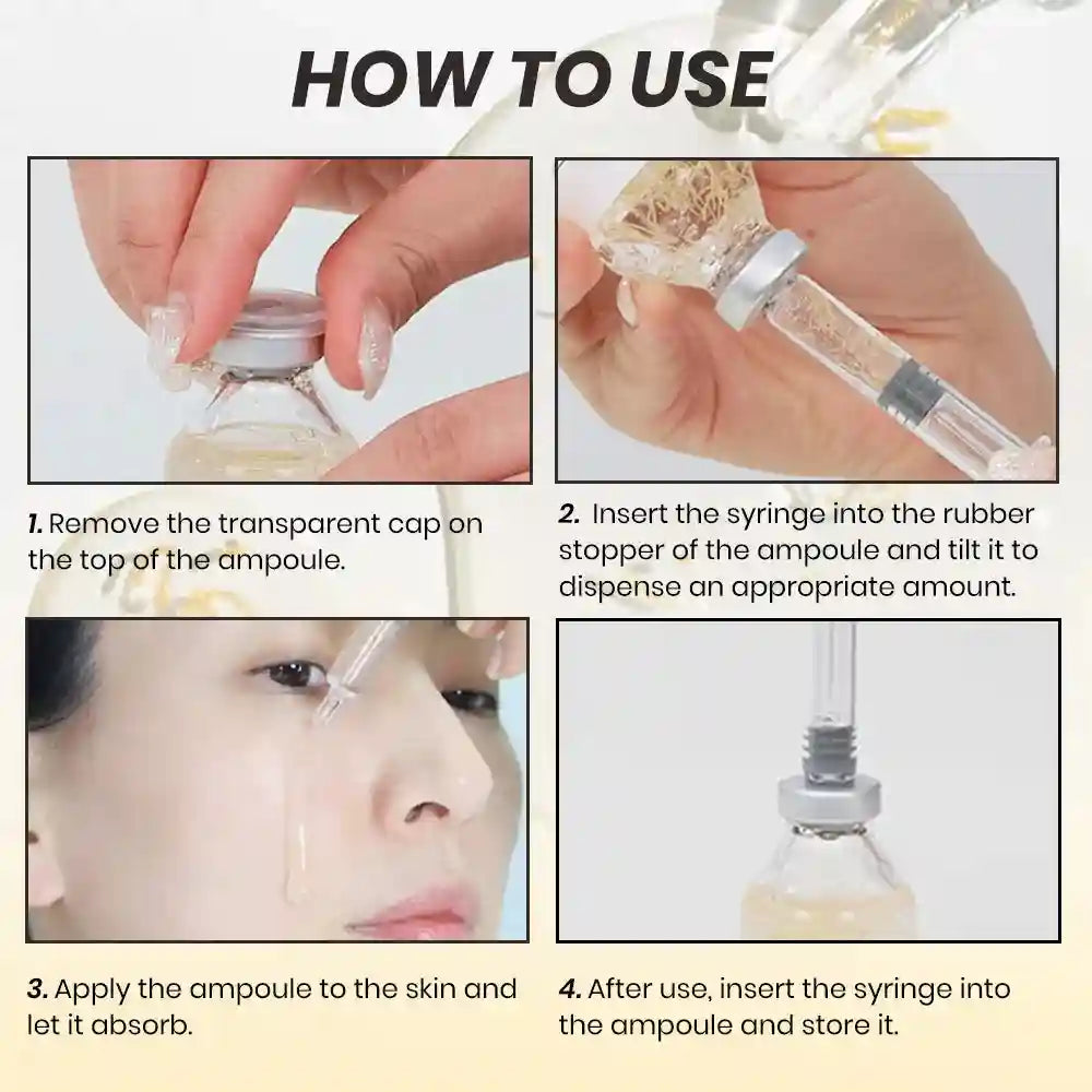 Tidesmit Silk Peptide Ampoule texture close-up for anti-aging serum with collagen and 30 peptide complex firming