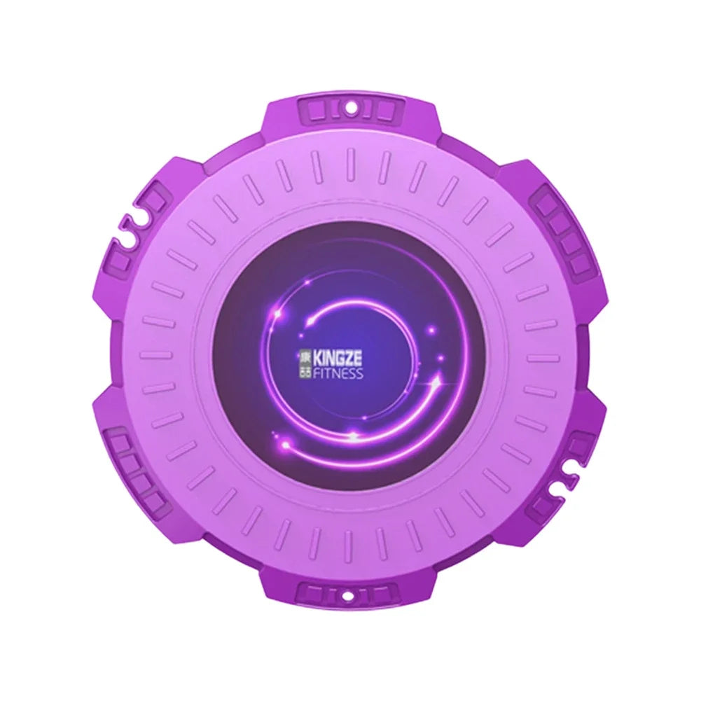 Waist Twisting Disc Fitness Board with Massage - Portable Home Trainer Body Shaping Massage Equipment Purple Tidesmit