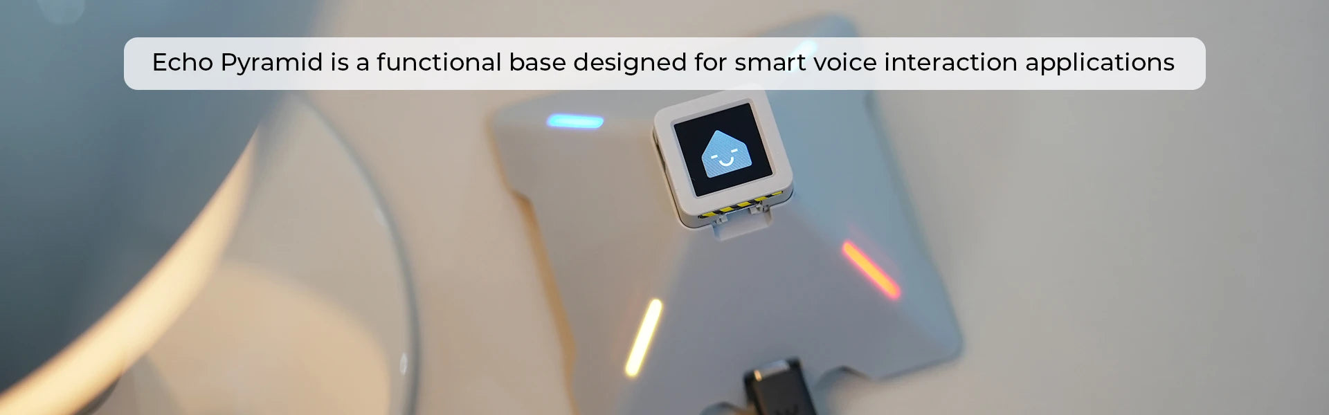 M5Stack Official Voice Pyramid Smart Speaker Base Without M5Atom