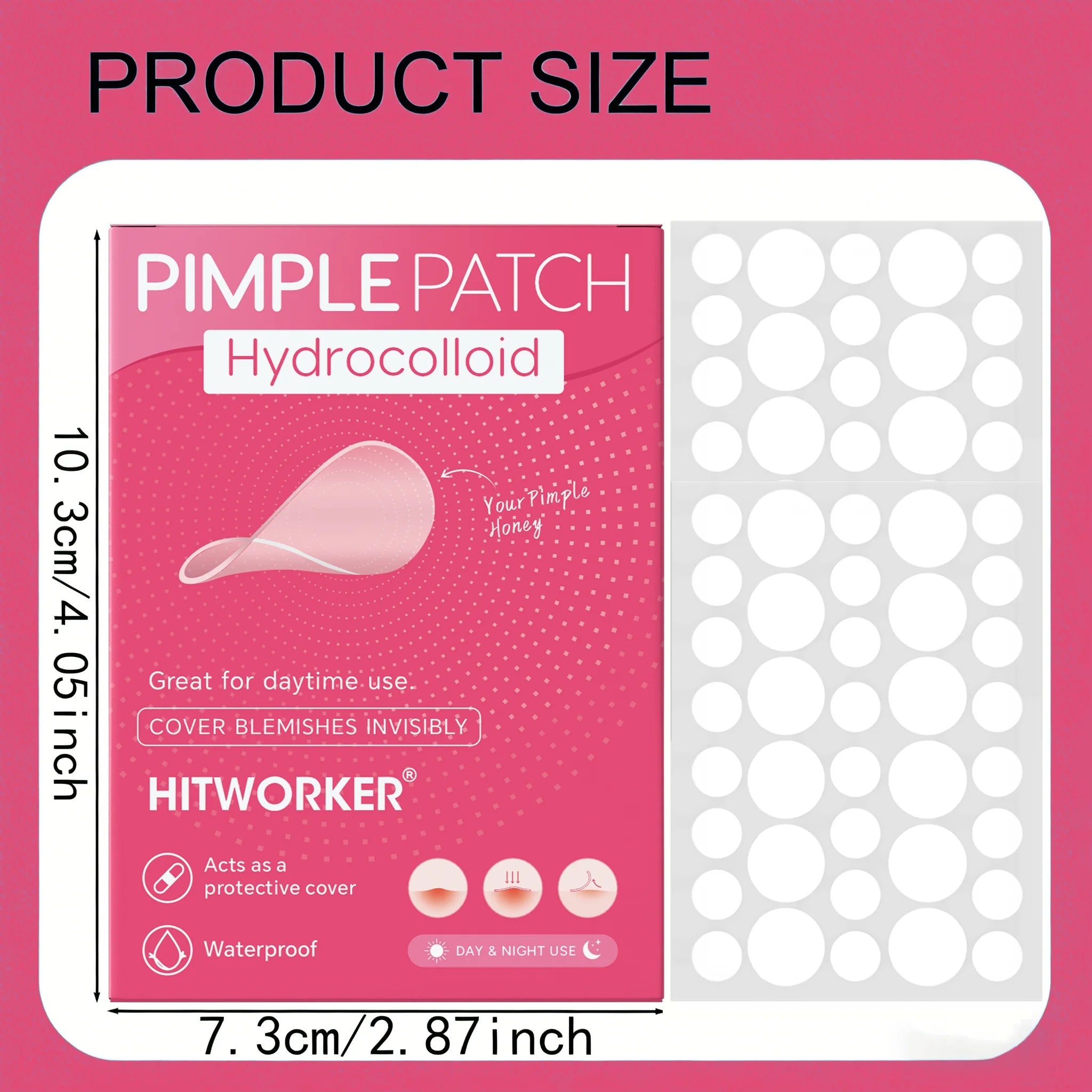 540/360pcs/box invisible acne patch set - deep cleaning high-quality water-based acne stickers, gentle and skin friendly