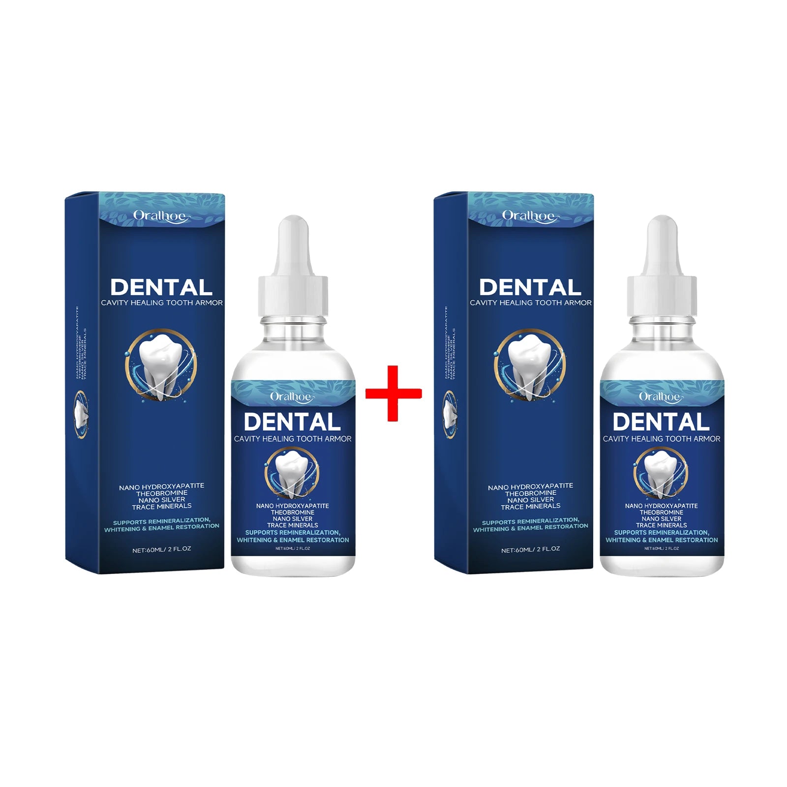 Tidesmit 60ml teeth whitening serum for deep cleaning, plaque removal, and long-lasting fresh breath.