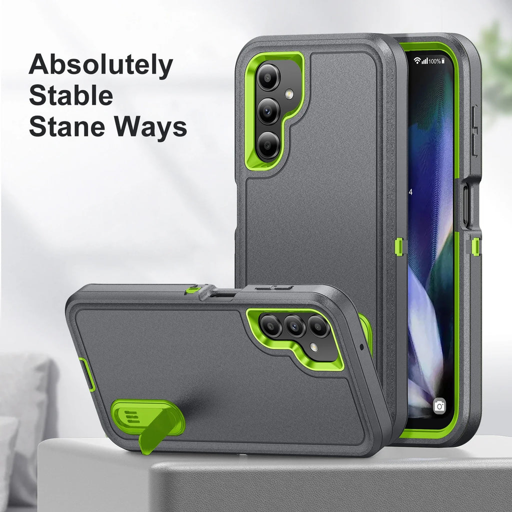 Samsung Galaxy A56 Case with Integrated Kickstand - Shock-Absorbing Cover Tidesmit