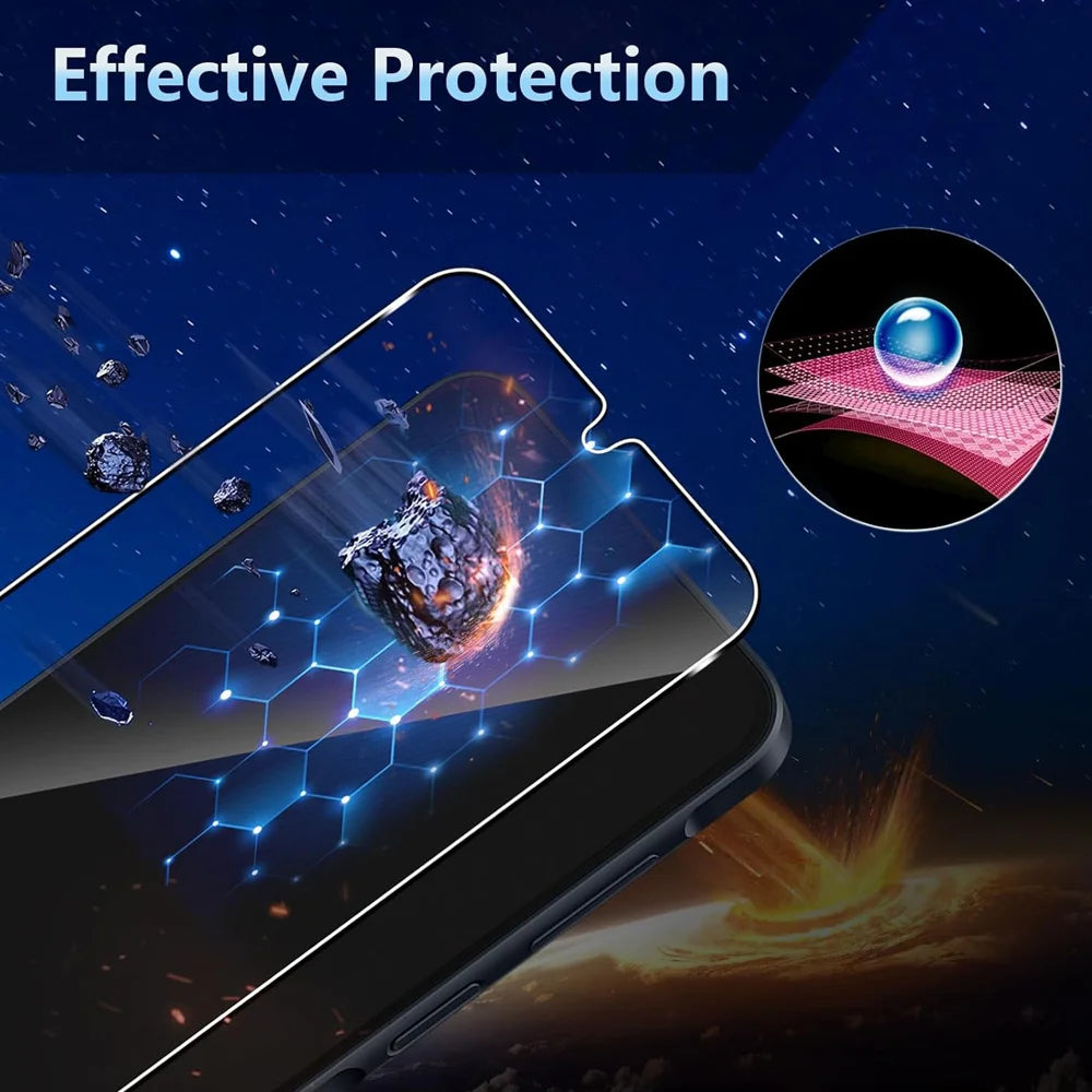 1~3PCS Tempered Glass For Samsung Galaxy A56 A55 A54 A53 A16 A26 A36 Screen Protector For Samsung A15 A25 A35 HD Front Film S23 S24 FE Phone Glass S21 S22 S23 S24 S25 Ultra Glass AE Tidesmit