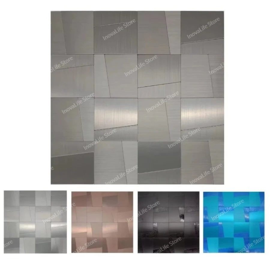 1pcs 30x30cm Waterproof 3d Wall Panels Mosaic Wall Tile Peel and Stick Self Adhesive Kitchen Bath Tile Fireproof Wall Stickers