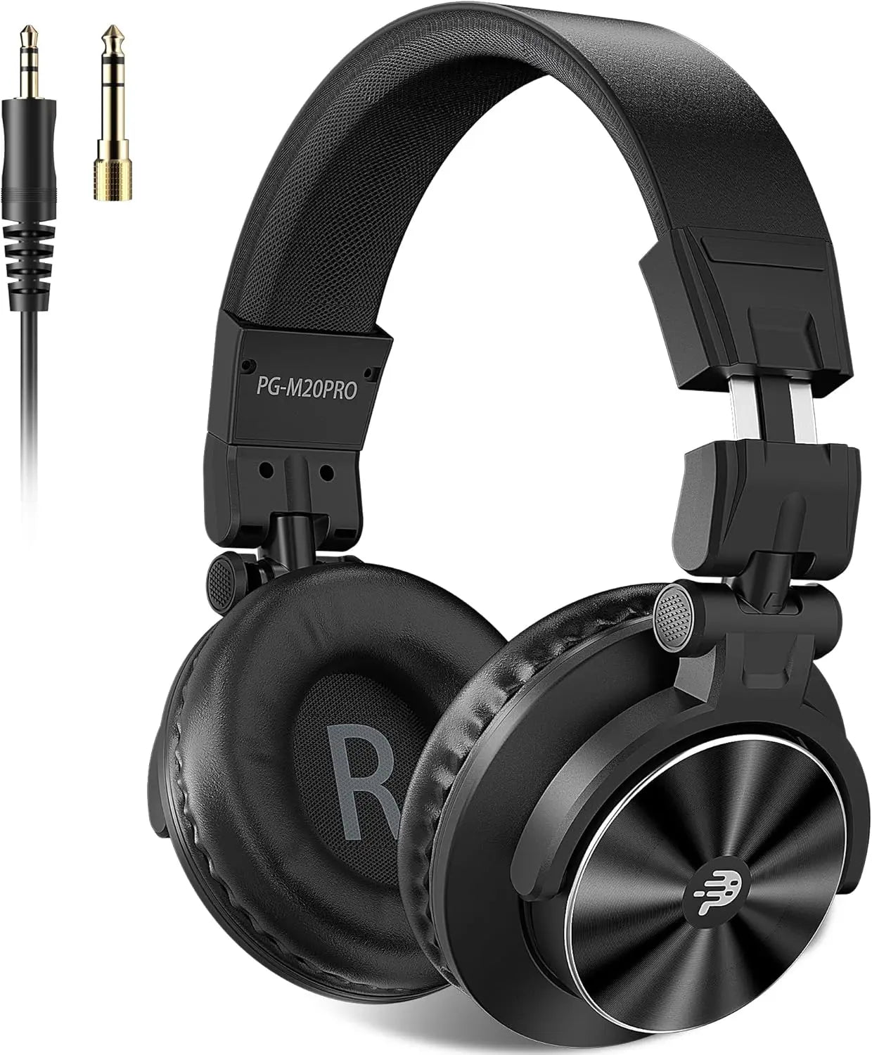 Studio Headphones - Over-Ear Professional Audio Monitoring (Black) black Tidesmit