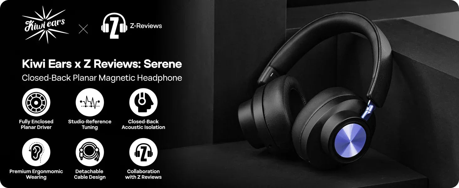 Planar Magnetic Closed-Back Headphones - Tidesmit Professional Audio Tidesmit