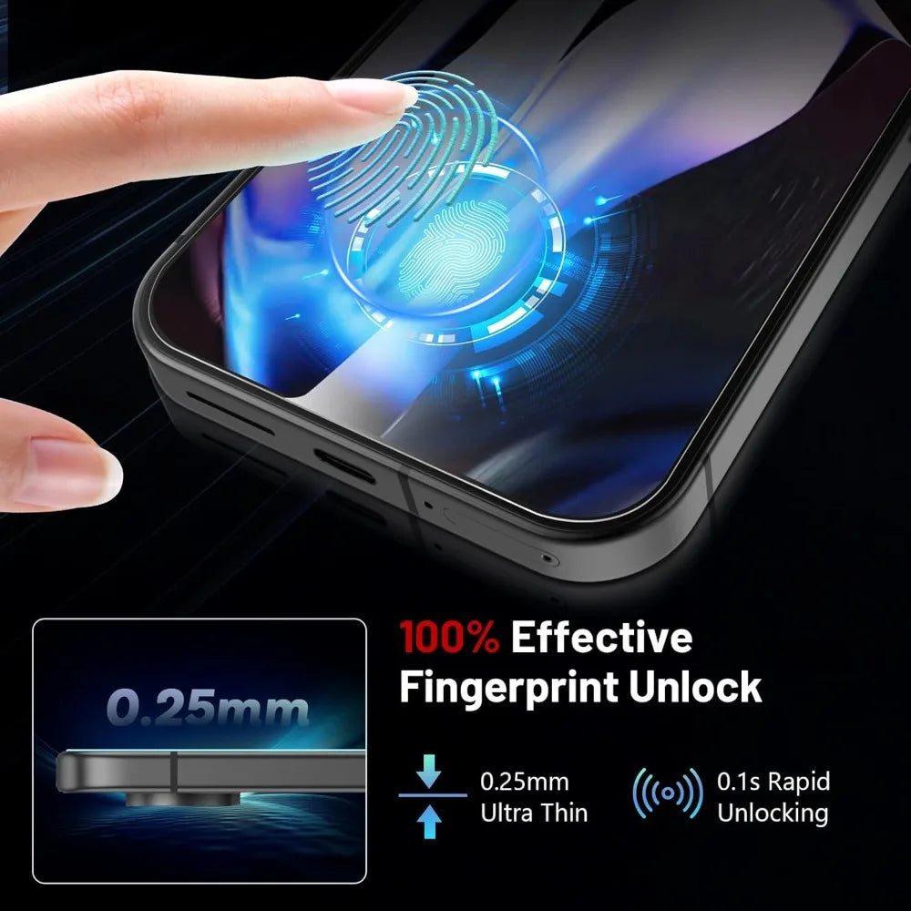 1-3Pcs For Google Pixel 10 9 Pro XL 5G Screen Protector Fingerprint Toughened HD Tempered Glass Dust Free Easy Install Kit Auto - Tidesmit