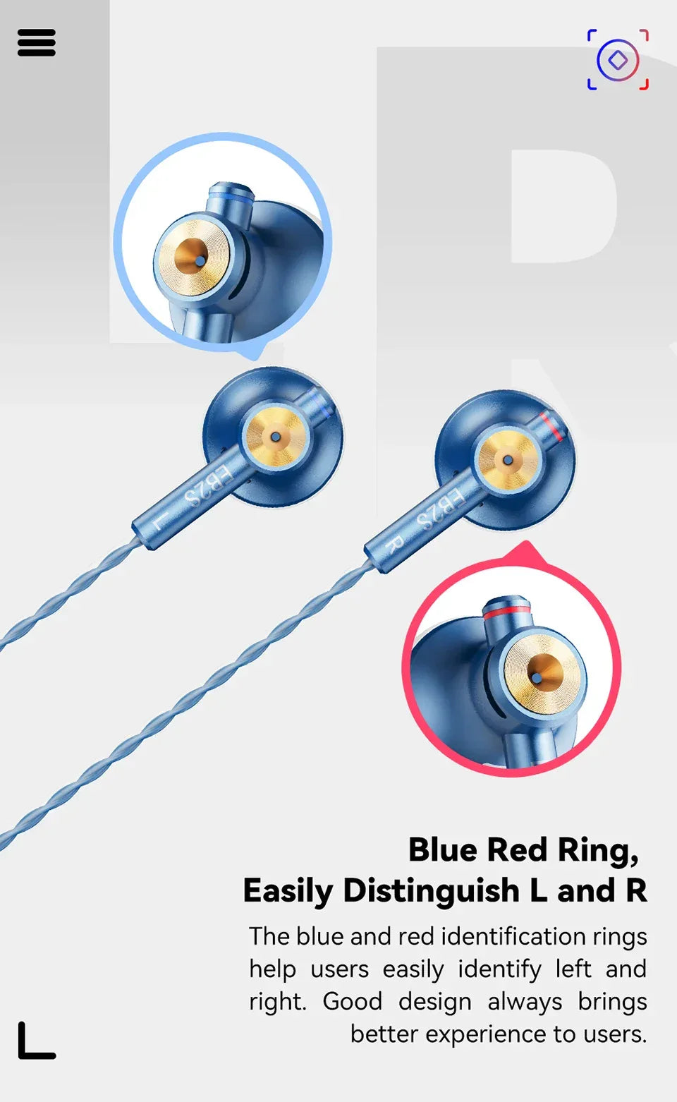 15.4mm LCP Diaphragm Wired Earphones by Tidesmit - High-Fidelity Audio Tidesmit