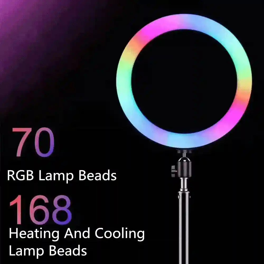LED Ring Light with Tripod Stand for Pro Content Creation | Tidesmit Tidesmit