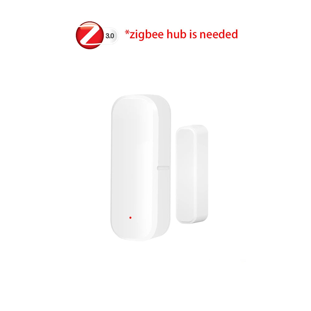Zigbee Door Sensor Window Contact Sensor Open Closed Detector Smart Home Alarm Security Protection work with Tuya Hub Smart Life