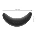Silicone Shampoo Neck Rest - Ergonomic Salon Head Support for Comfort Massage Chairs black CN Tidesmit