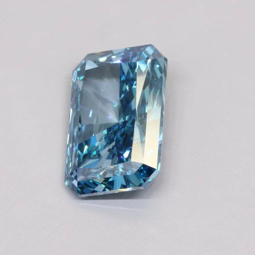 Rare Fancy 1.00ct Vivid Blue Lab Grown Diamond Radiant Cut Loose Stone IGI Certified Luxury Engagement Ring Center Stone