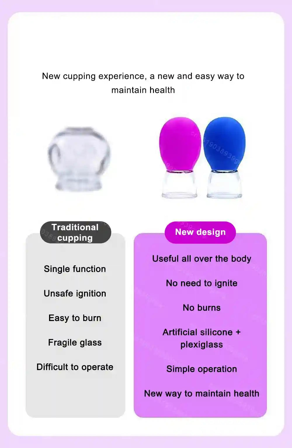Facial Cupping Set for Eye Lifting - Silicone Vacuum Massage Tool Eye Massage Instrument Tidesmit