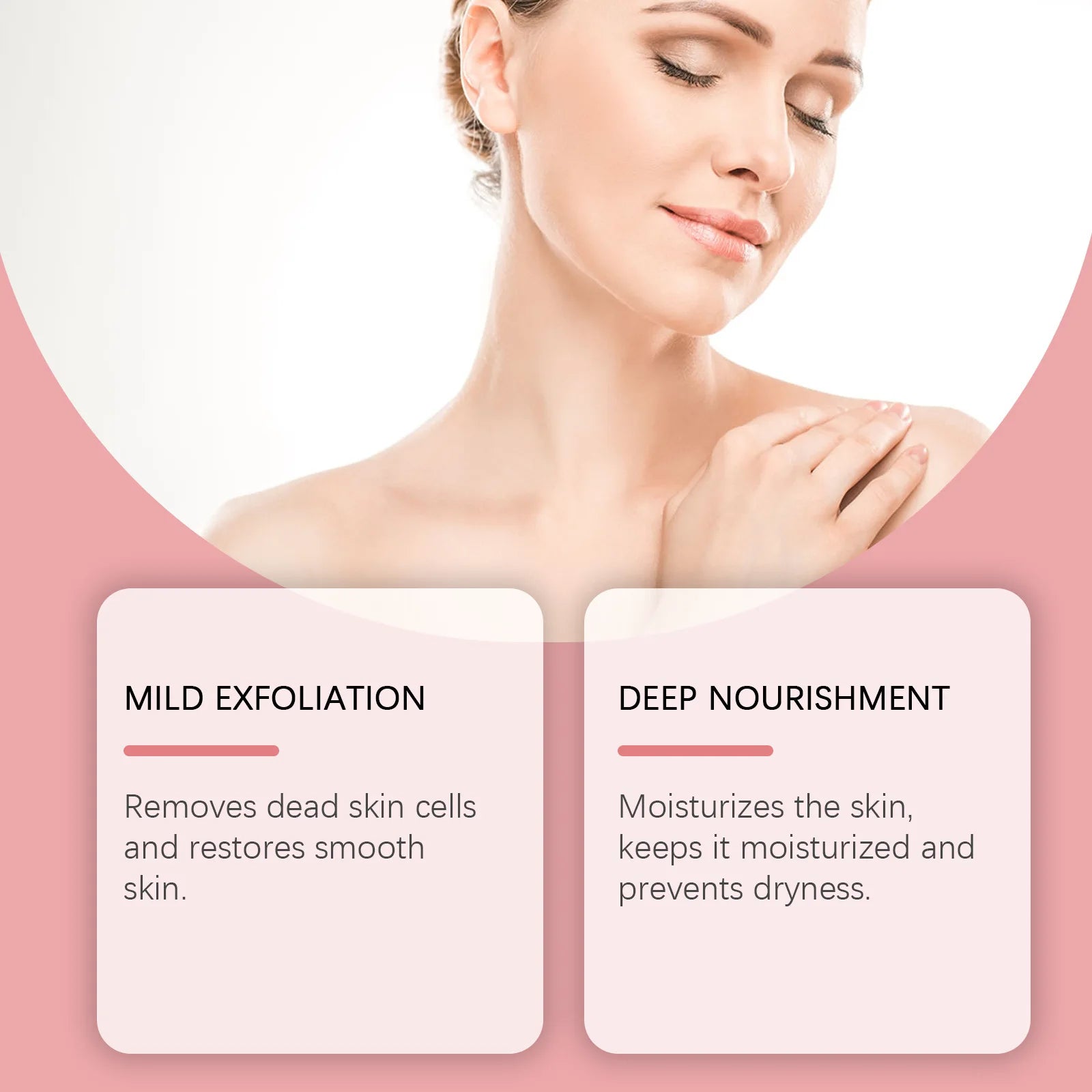 Facial Exfoliating Scrub for Dark Skin - Natural Brightening Glow Scrubs Treatments Tidesmit