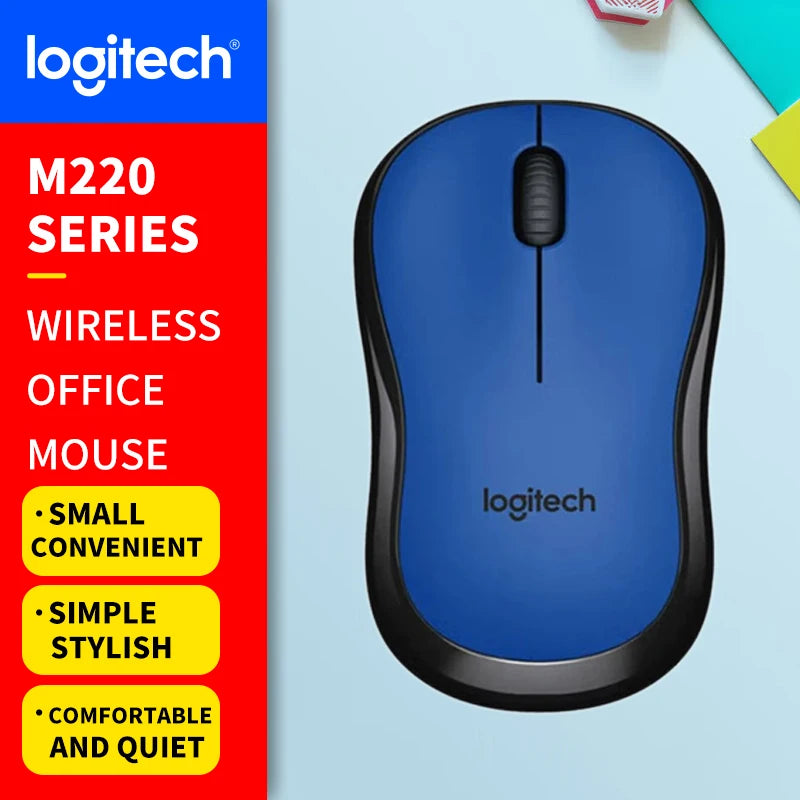 Logitech (M) Series Wireless Wired Office Mouse for Laptops, Quiet and Portable for Business and Home Use M650 M350 M350P M185