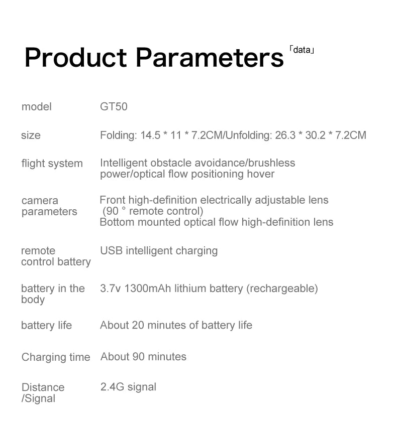 4K Camera Drone with GPS - Foldable Brushless RC Quadcopter by Tidesmit Tidesmit