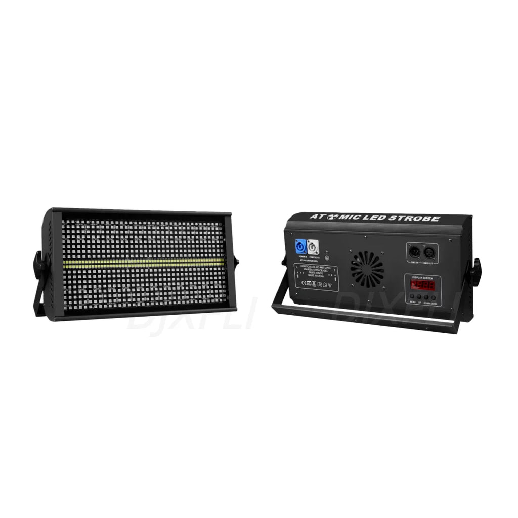 2PCS 250W RGBW LED 4in1 48 Partition Strobe Stage Light DMX512 Super Bright Wash Effect for KTV DJ Events Performances Lighting