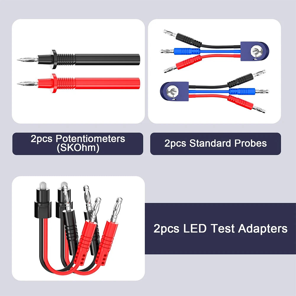Podofo 92PCS/set Automotive Circuit Test Leads Kit Electrical Service Tools Automotive Lead Test Tools KIT Circuit Test Wires
