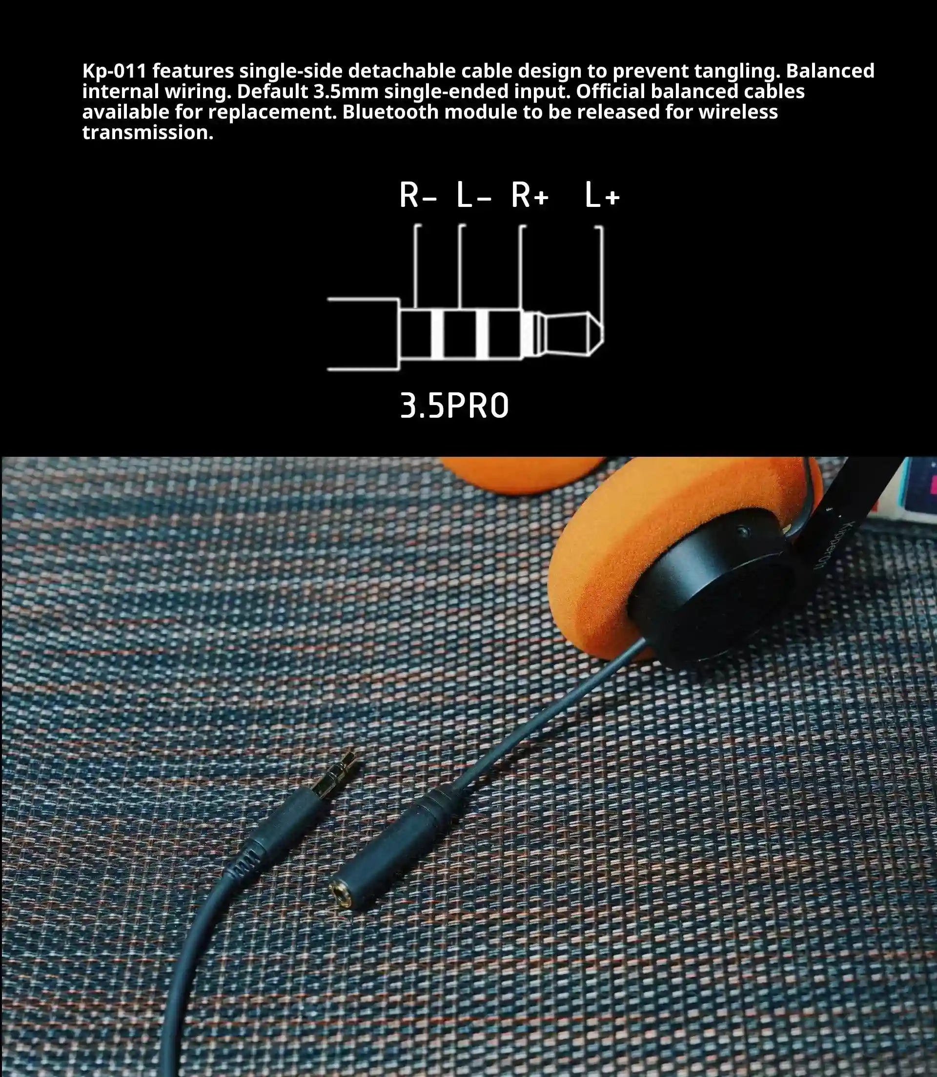 Tidesmit Over-Ear Wired Headphones with 50mm Dynamic Drivers Tidesmit