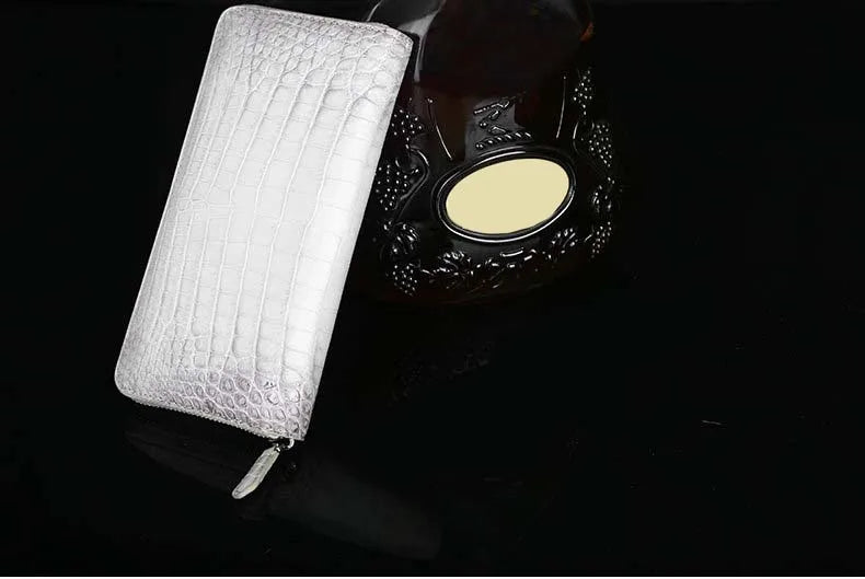 ourui Zipper male wallet Himalayan white long male handbags  men clutch bag