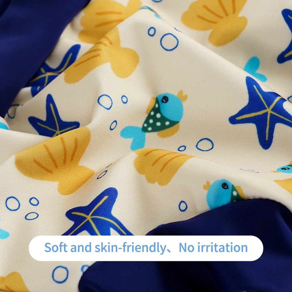 Happyflute 1 Pc Baby Leakproof Swimming Diaper Newborn Baby High Waist Swim Nappies Washable Reusable Baby Swimwear Cloth Nappys