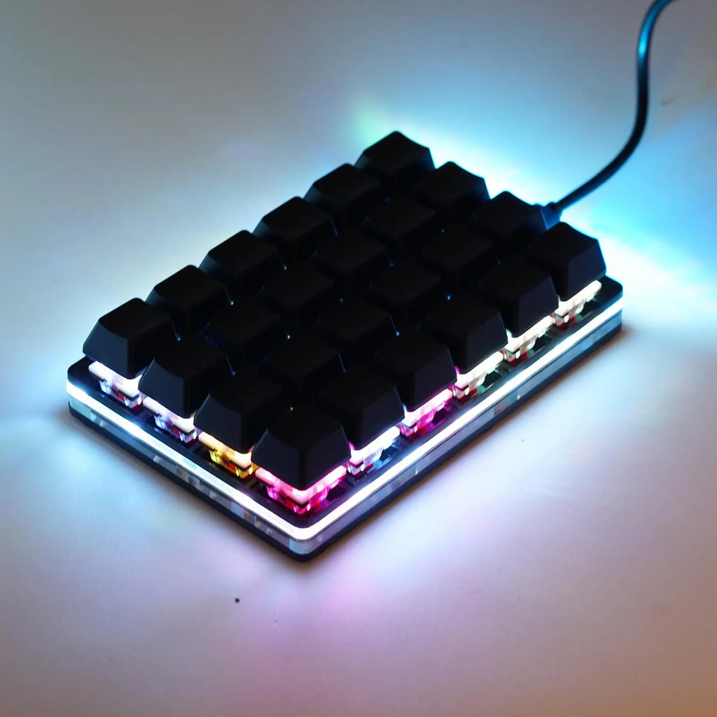 Mini USB Custom Mechanical Keyboard 2/4/6/7/8/9/12/16/24 Keys Gaming Keyboard Sayo Device Shortcut Programmable Keypad Keys New