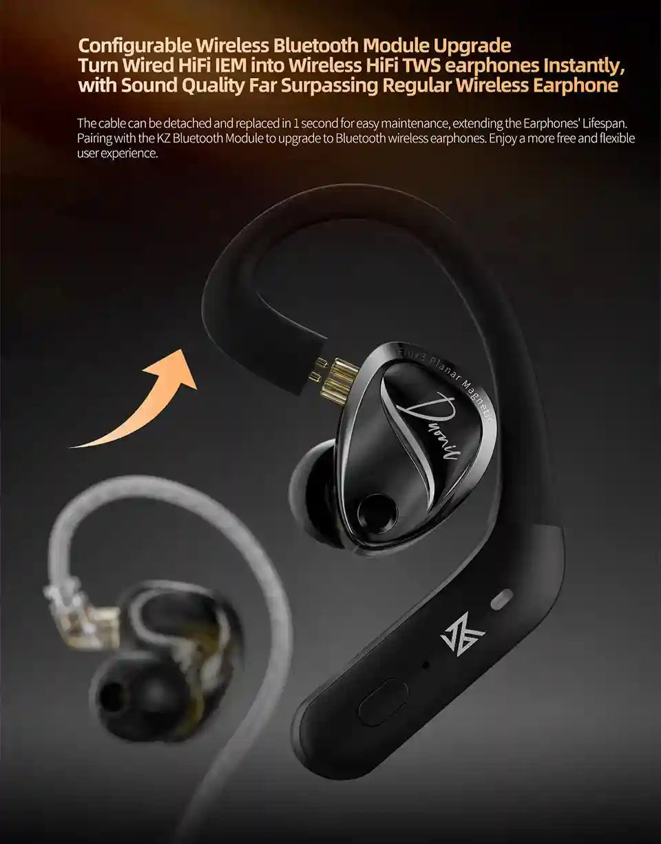 Planar Magnetic IEMs - Wide Soundstage Studio Monitor Wired Earphones Tidesmit