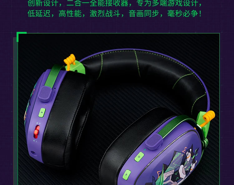 Tidesmit VK S1 Wireless Gaming Headset: Low Latency 15ms Audio Tidesmit