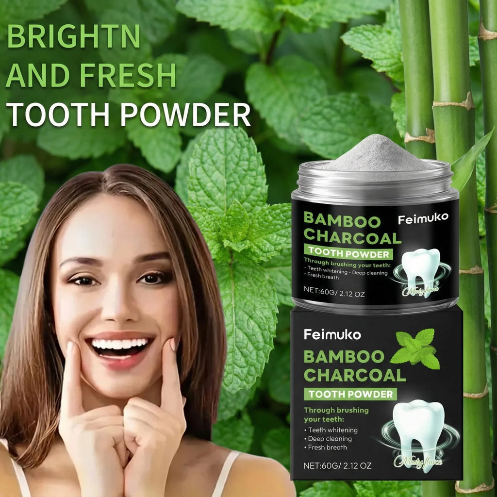 Tidesmit Hydroxyapatite and Activated Carbon tooth powder for enamel repair, deep cleaning, and teeth whitening
