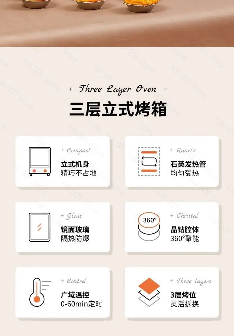 15L/L, air fryer household electric oven microwave oven all-in-one machine roasted sweet potato chicken wings official