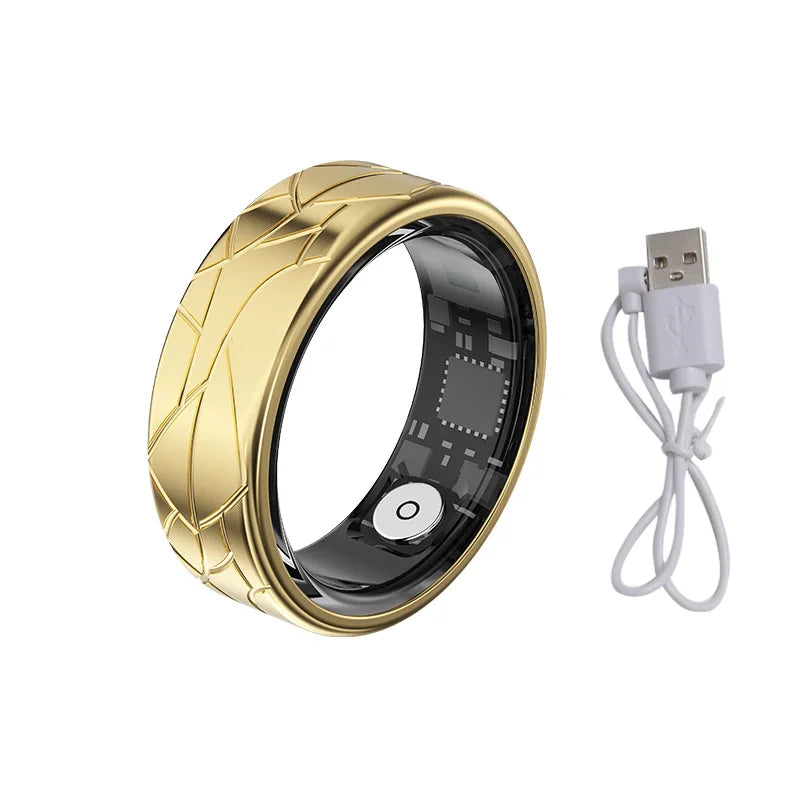 Smart Ring Set Sleep Tracking Wearable Rings Heart Rate Fitness Tracker Supports Android 5.0 Apple IOS 10.0 and Above Versions