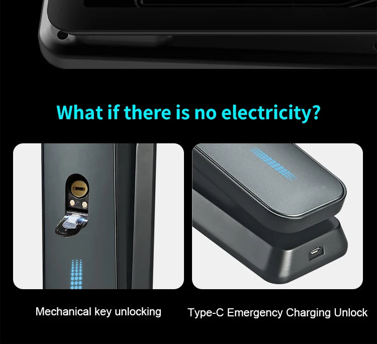 Electric  3D Face Recognition Smart Doorlock Fingerprint Biometric Password Full Automatic Wifi Door Lock with Camera