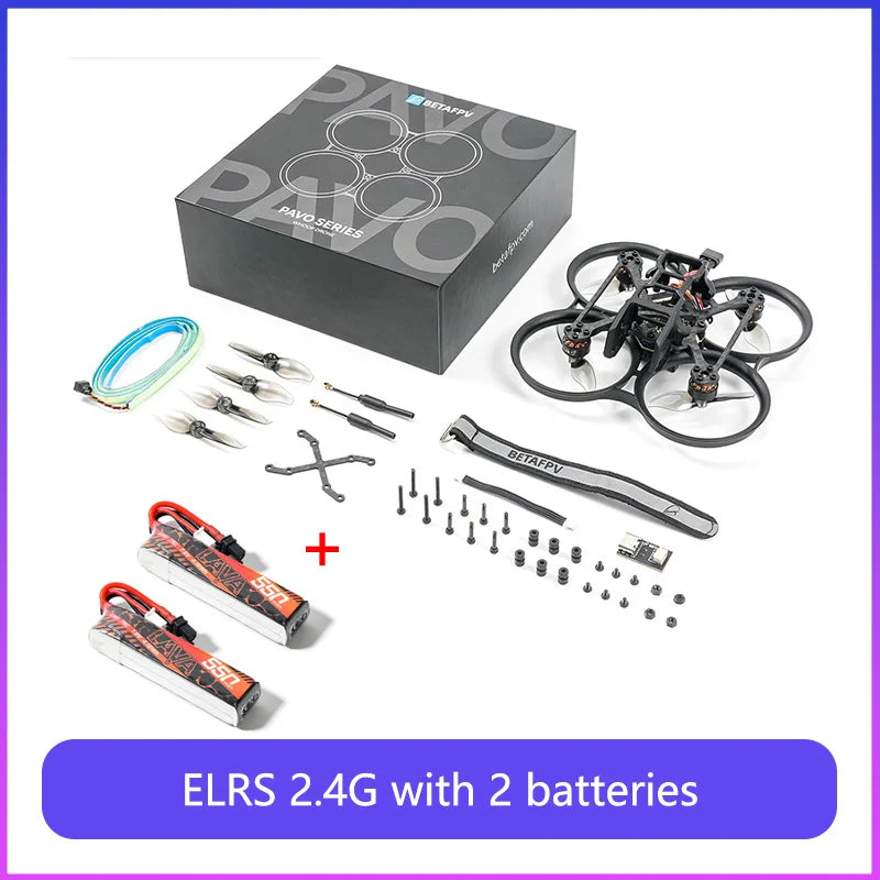 BETAFPV Pavo20 Brushless Whoop Drone | ELRS 2.4G FPV Quadcopter ELRS 2.4G 2B China Mainland Tidesmit