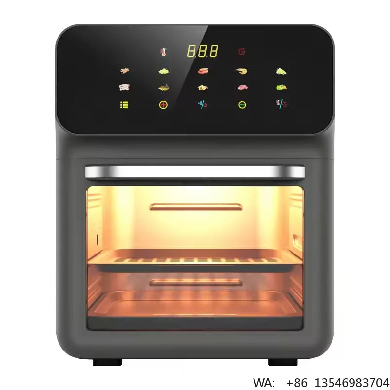 12L High Quality Multifuncional Commercial Smart Electric Digital Home air Fryer Silicone Pot