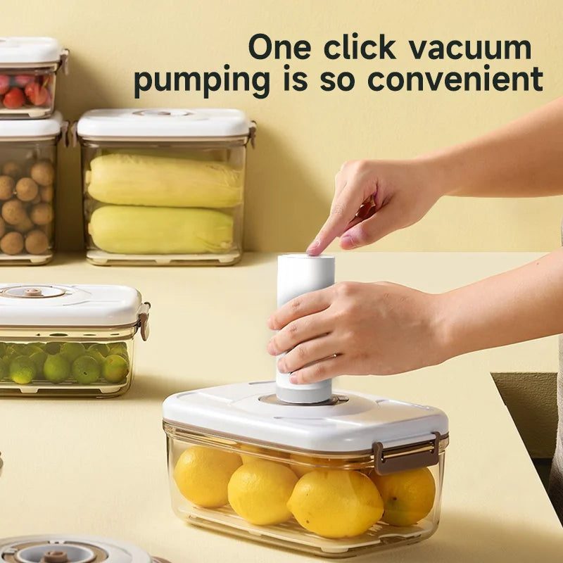 Kitchen Handheld Vacuum Sealer for Food Vaccum Sealing Portable Air Remover for Sous Vide Bags Clothes Storage Bag Containers