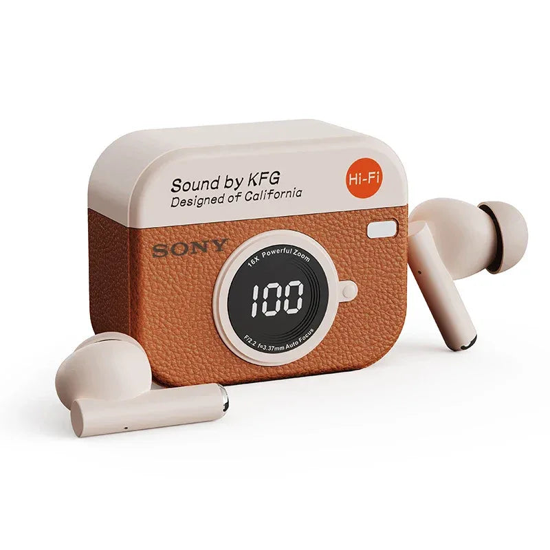 TWS Bluetooth Sports Earbuds - Wireless In-Ear Headphones | Tidesmit Brown Tidesmit