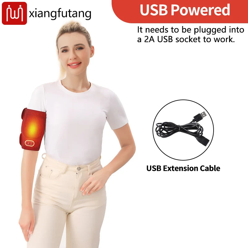 Portable Heated Arm Massager - Vibration Therapy for Recovery Relaxation Treatment Tidesmit