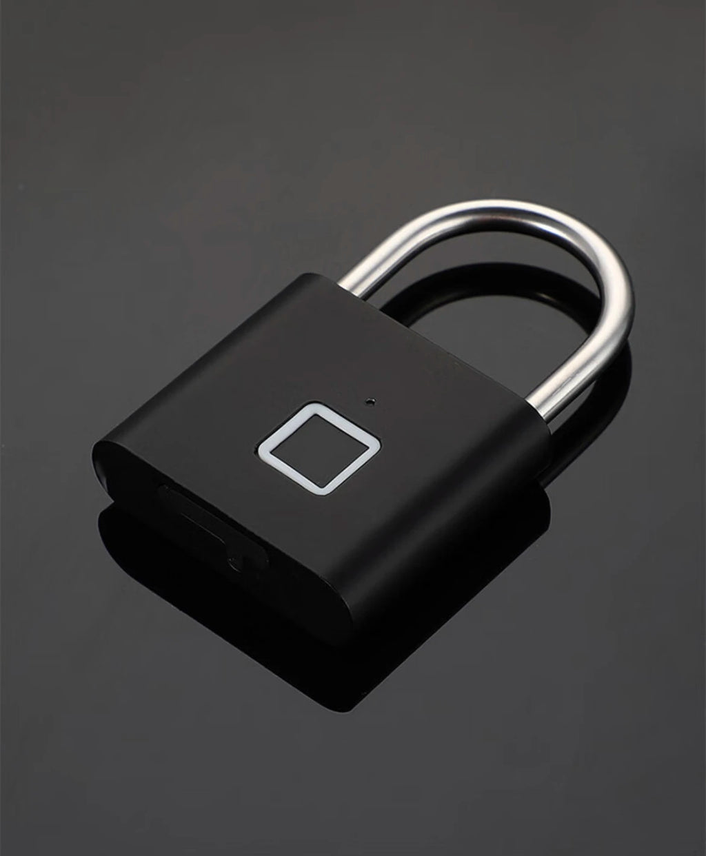 CDOK P2 Fingerprint Padlock, Built-in Rechargeable Battery, Outdoor Waterproof, Easy to Use