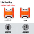 Red Light Heated Hip Wrap - Electric Deep Tissue Massage & Joint Relief Massage Cushion 24V-Heating Tidesmit