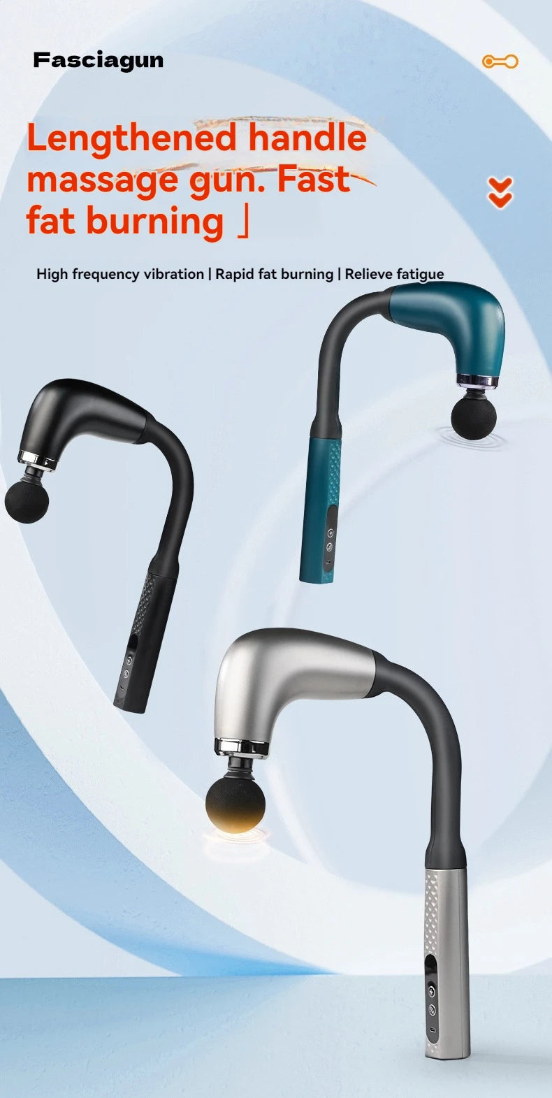 Portable Massage Gun: Deep Tissue Percussion Tool for Muscle Recovery Relaxation Treatment Tidesmit