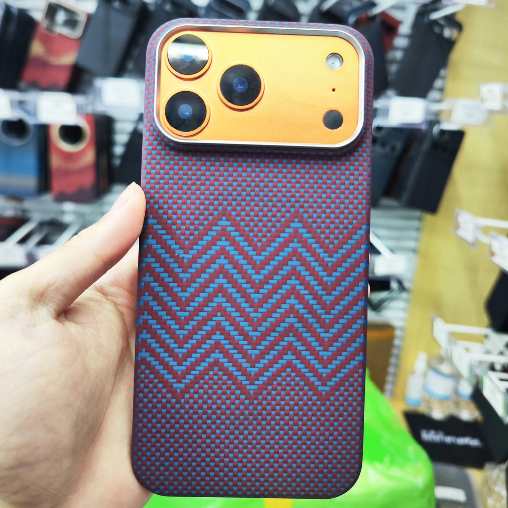 iPhone 17 Pro Max Aramid Fiber Case – Slim Magnetic Shock-Absorbing Cover Tidesmit