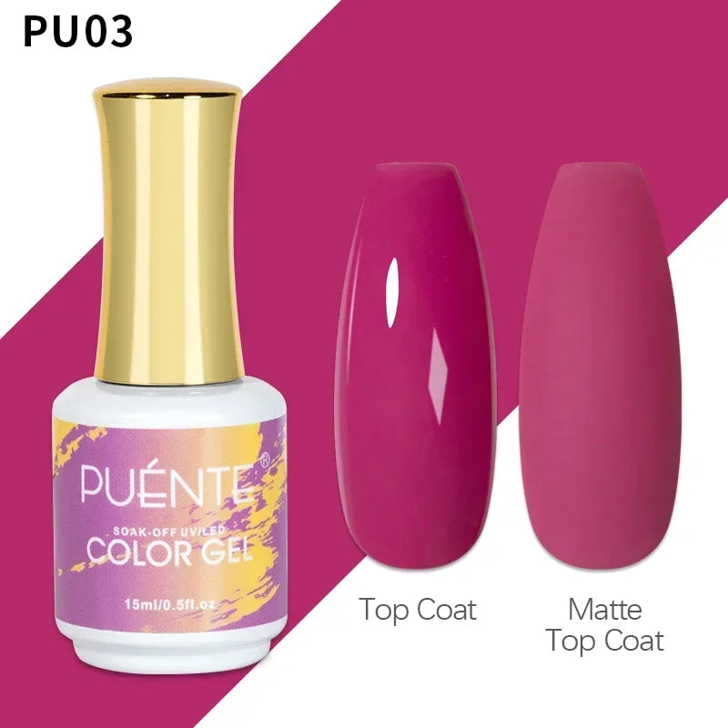 3D Sculpture Gel Nail Polish 15ml - Professional Soak Off Formula Permanent Makeup Machines PU03 Tidesmit