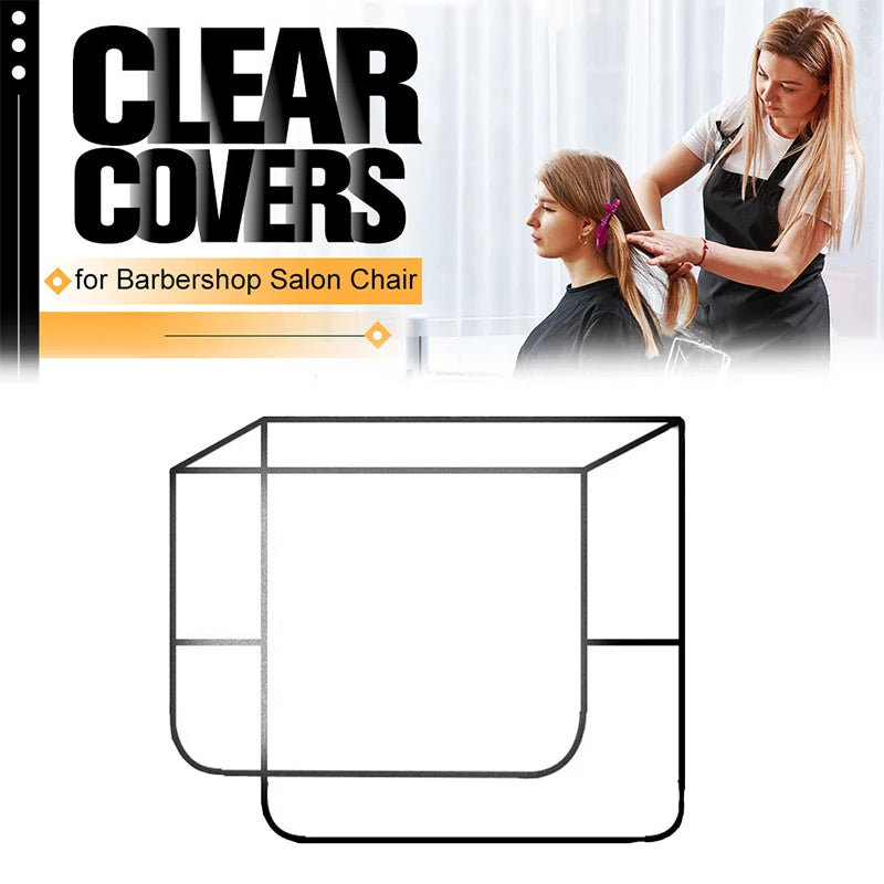 Salon Chair Cover Waterproof Clear PVC Protective Barber Guard Massage Chairs Tidesmit