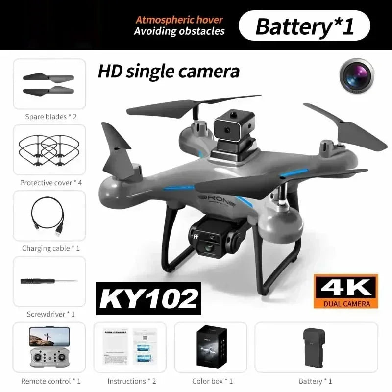 8K Camera Drone with Dual Lens Obstacle Avoidance - Foldable Quadcopter 4K-SC-1B Tidesmit