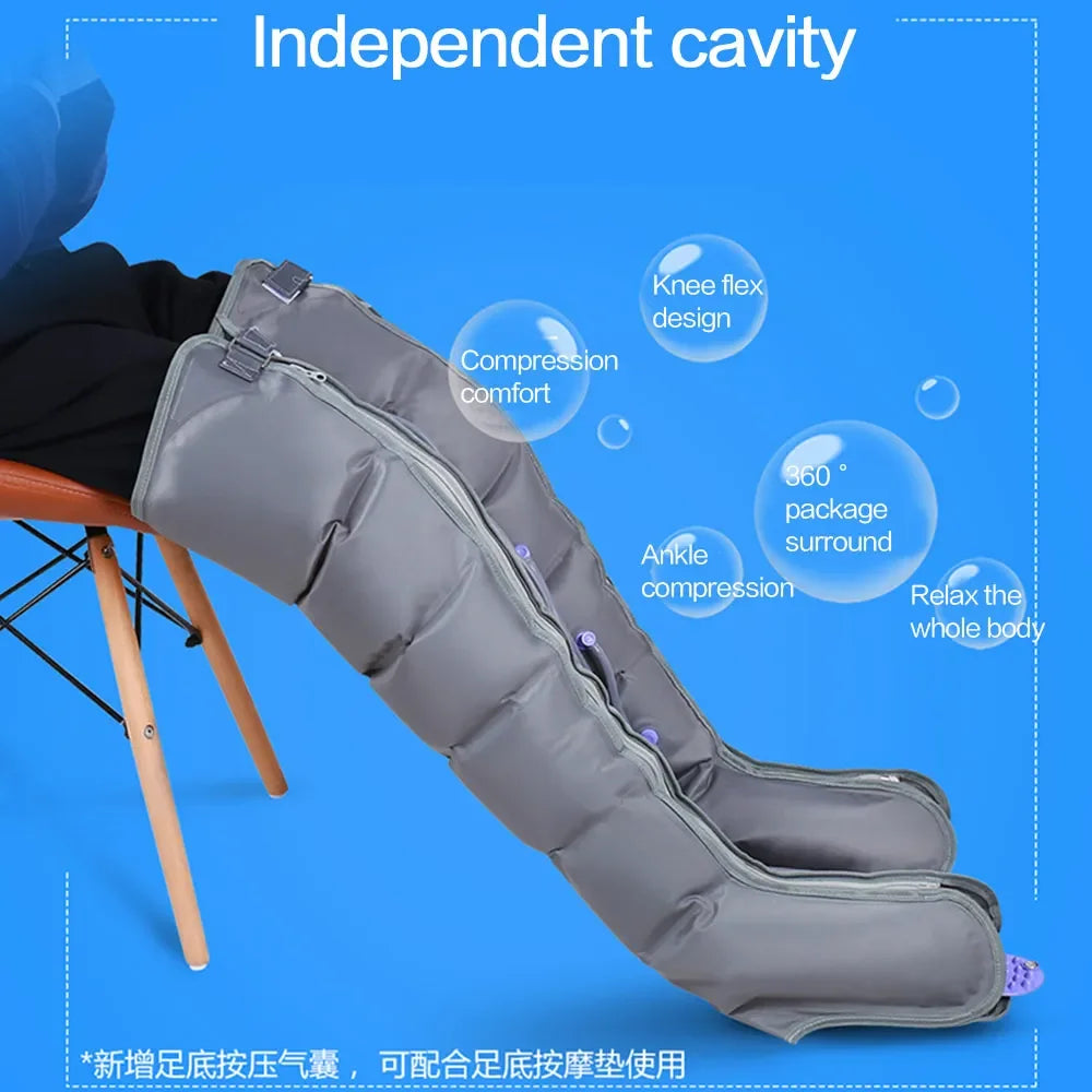 Lymphatic Drainage Machine: Electric Air Compression Leg Massager Body Shaping Massage Equipment Tidesmit