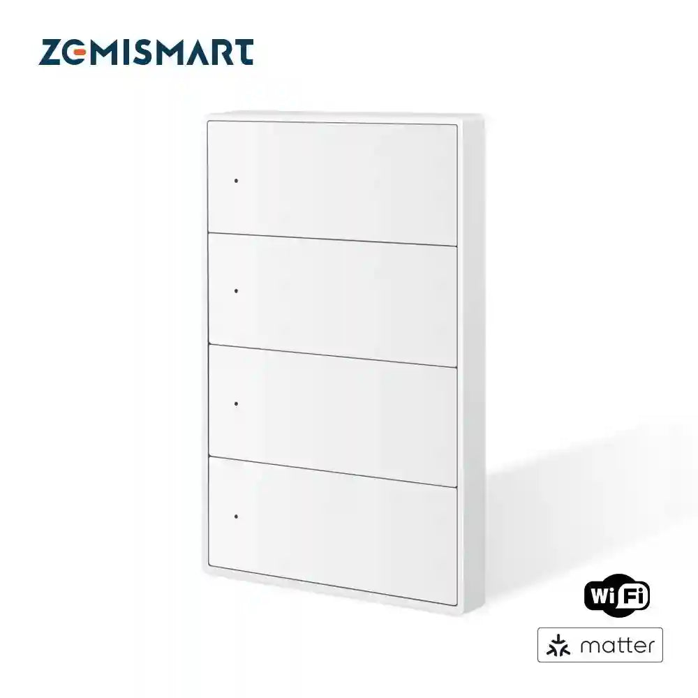 Matter Smart Wall Light Switch WiFi | 1-6 Gang Multi-Room Control Tidesmit