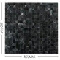 Mosaic Metal Aluminum Plastic Panel Wall Sticker Self-adhesive Gold Abstract Waterproof Kitchen Bathroom Tiles Wall Decors