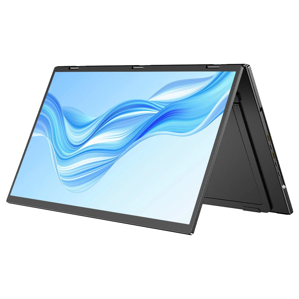 UPERFECT 18.5" Dual Screen Portable Monitor 100Hz 100% sRGB 1080P HDR Folding Versatile Solution For PC Mobile Phone Game Consol